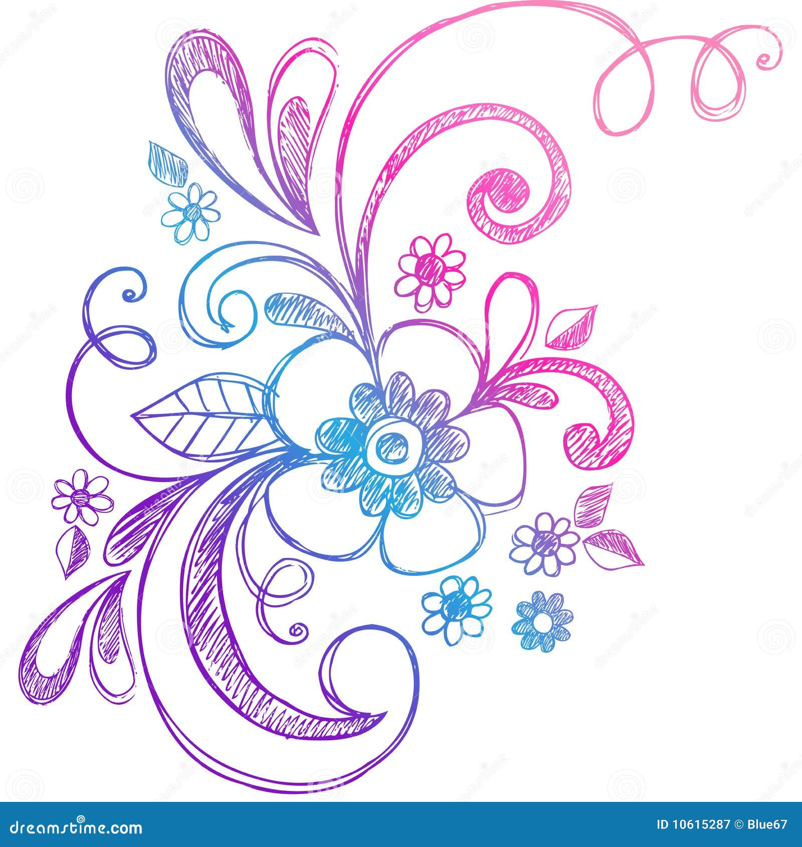 Gambar Doodle Flower Populer Dan Terlengkap Top Meme