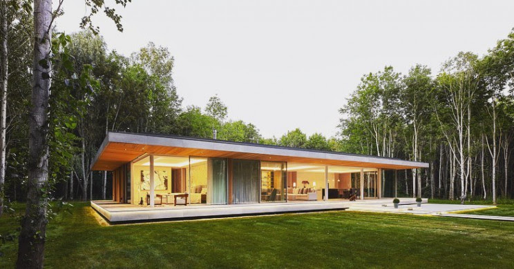Imagen  - Una preciosa casa de madera en Inglaterra con un interior de diseño y vistas al bosque