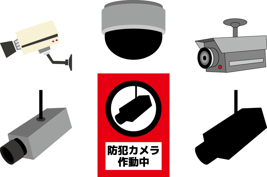 上 監視カメラ 素材 2371 パワーポイント 素材 監視カメラ