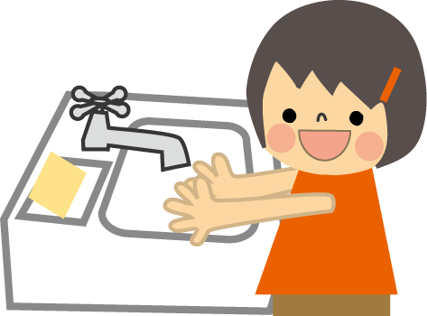 ロイヤリティフリー手洗い イラスト 無料 動物ゾーン
