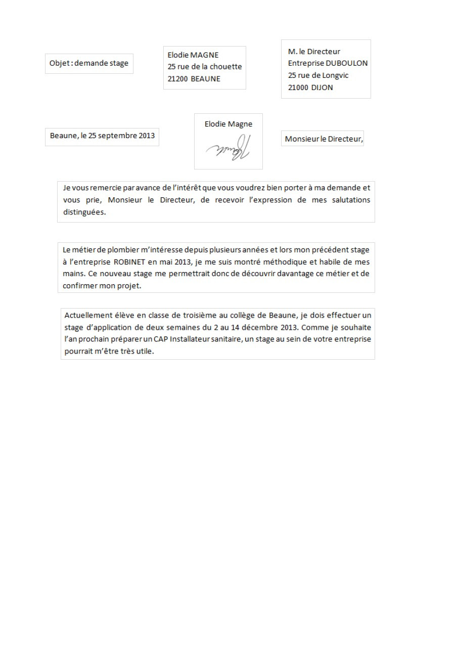 Exemple De Lettre De Demission Franc Maconnerie | Covering Letter Example