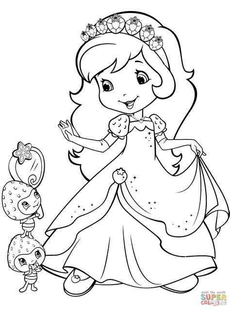 Strawberry Shortcake Rides A Horse From Strawberry Shortcake Coloring