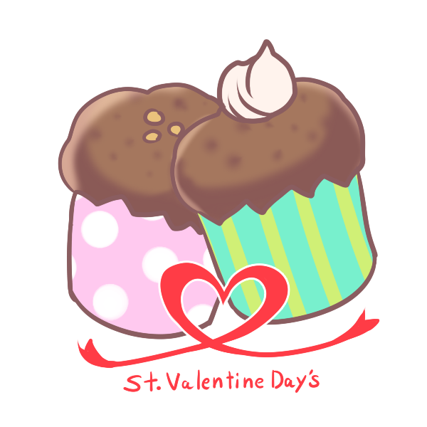 ベスト可愛い バレンタイン ケーキ イラスト ただのディズニー画像