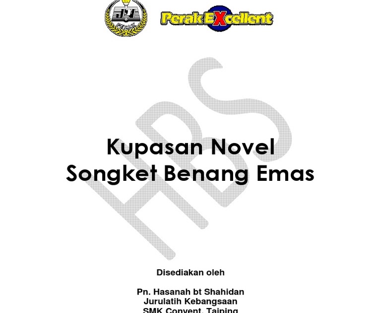 Soalan Novel Songket Berbenang Emas - Gambar CDE