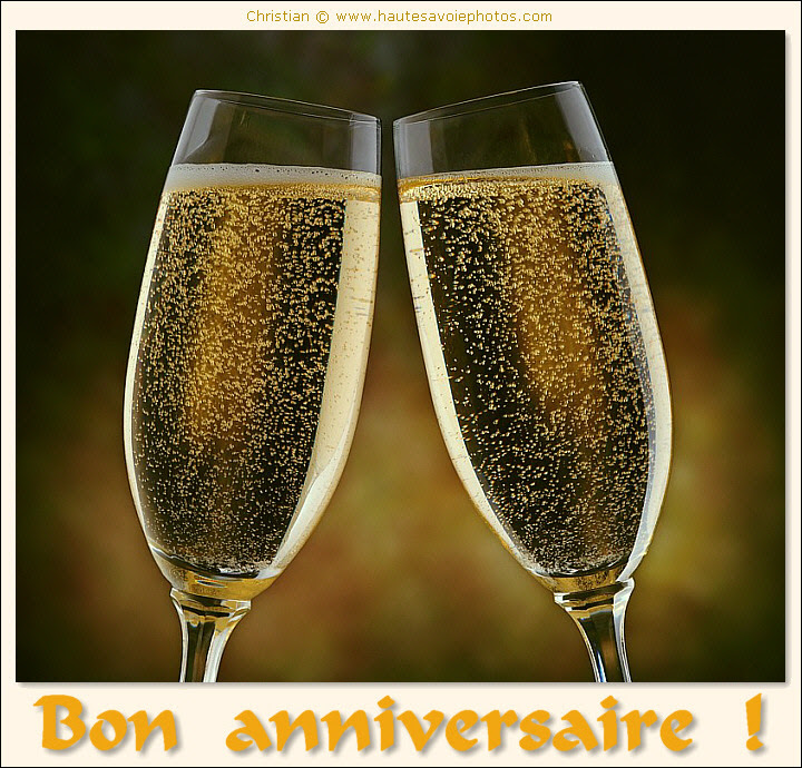 Photograph Anniversaire Femme Champagne Rosio
