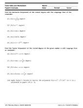 Free printable worksheet equations of circles ; Free Calculus Worksheets Printables With Answers