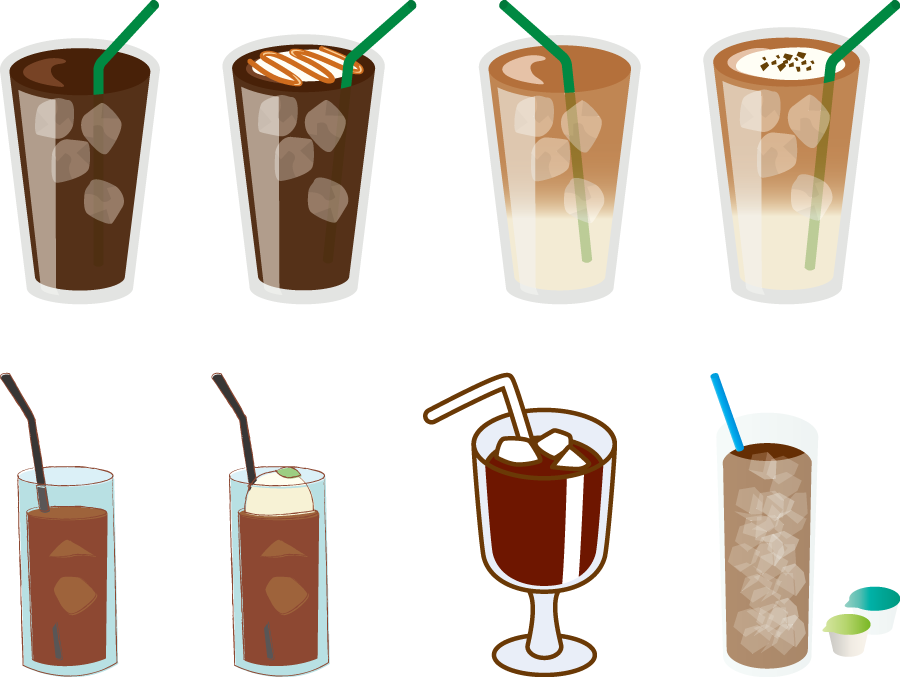 美しい花の画像 Hd限定アイスコーヒー イラスト