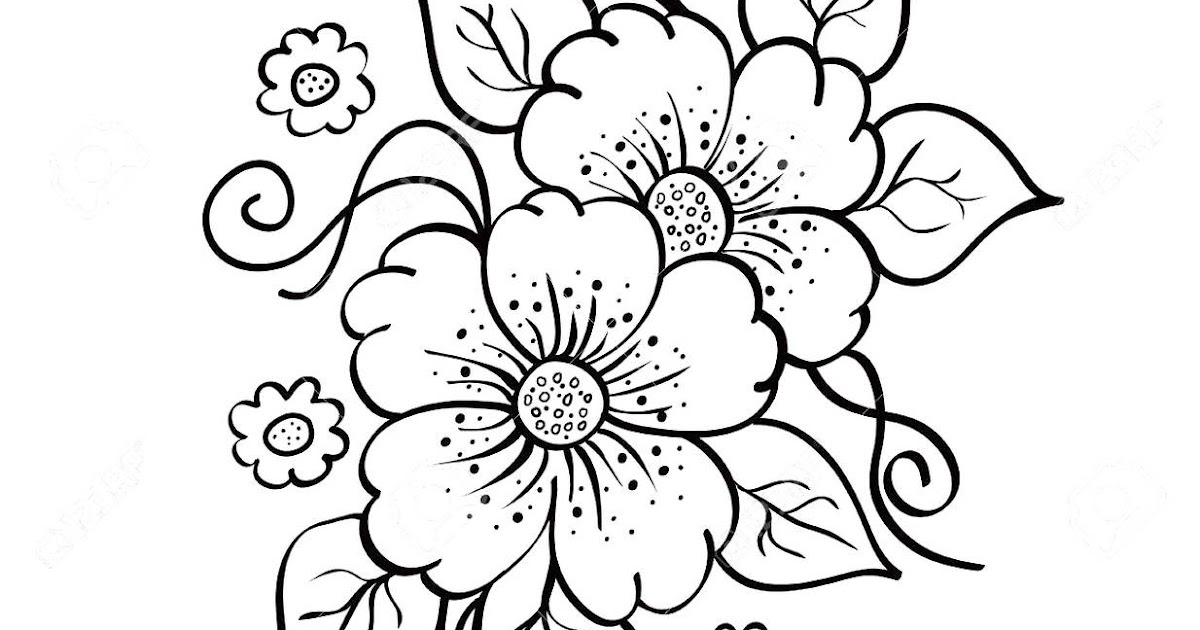 Motif Sketsa Batik Bunga Mudah : 5 Motif Batik yang Mudah Digambar