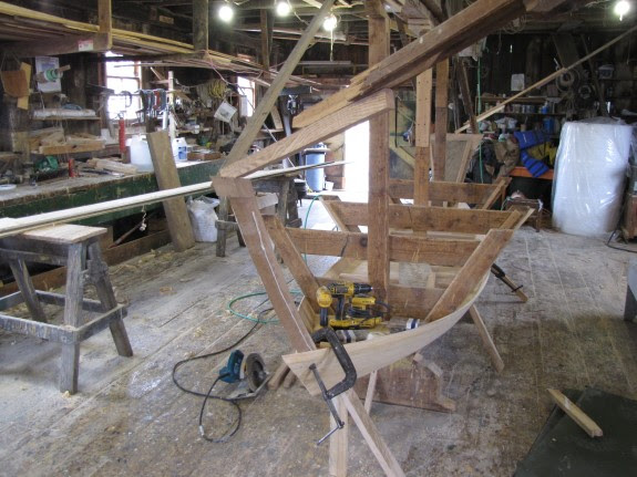 Tell a Wooden boat building school california maran