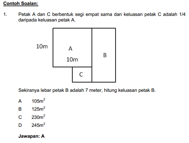 Soalan Pengetahuan Am Peperiksaan Online Spa - Terengganu w