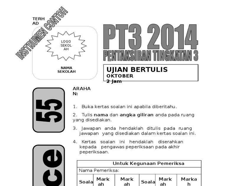 Contoh Soalan Novel Chot Pt3 - Kuora w