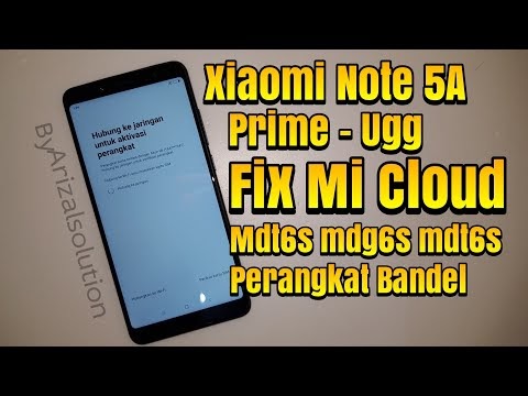 unlock    remove micloud xiaomi note 5a prime ugg mendukung