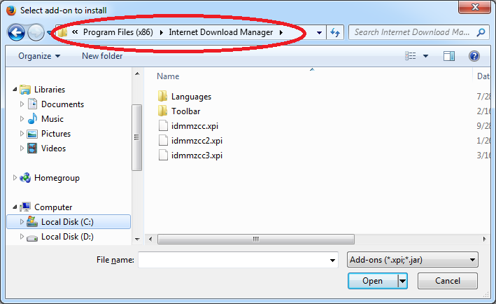 L'intégration de internet download manager se fait automatiquement dans tous les navigateurs c'est le module d'extension idm qui explique au navigateur que lorsque vous cliquez sur un fichier. Manual Installation Of Idm Plugin For Firefox And Other Mozilla Based Browsers
