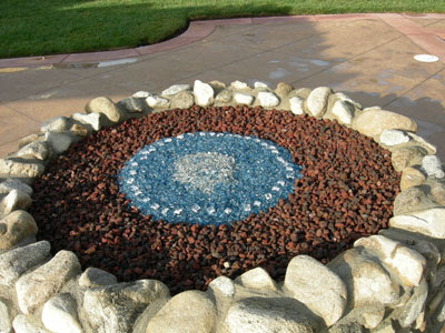 You may use it alone, as a base for fire pit logs or stones, or add a layer of fire glass over they may be used exclusively, or as a base for other fireplace ornaments, such as fire glass or lite. Turn Your Old Lava Rock Into A Modern Glass Fire Pit Our Fire Glass Outdoor Pits Are Professionally Installed And Affordable