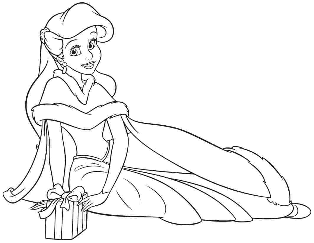 Disney princes sofia the first colouring page for kids. Free Disney Princess Coloring Pages Ariel In A Dress Download Free Clip Art Free Clip Art On Clipart Library