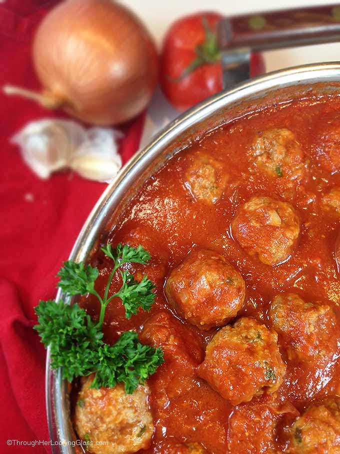 I pretty much love any kind of italian food. Homemade Italian Meatballs Sauce Through Her Looking Glass