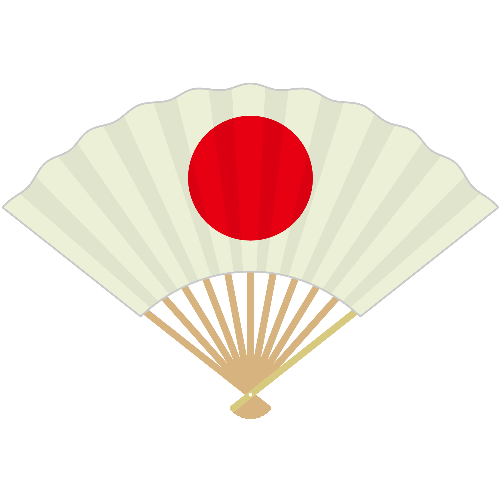 あなたのためのイラスト 新着扇子 フリー 素材