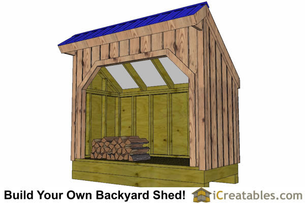 Firewood shed plans no floor crunches Learn how