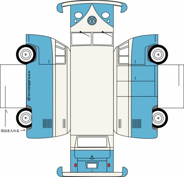 Basteln mit geld bastelideen pinterest basteln mit beton anleitung babyschuhe häkeln video balkon bildergebnis fur 3d. Bastelbogen Vw Bus T1 Kaferblog