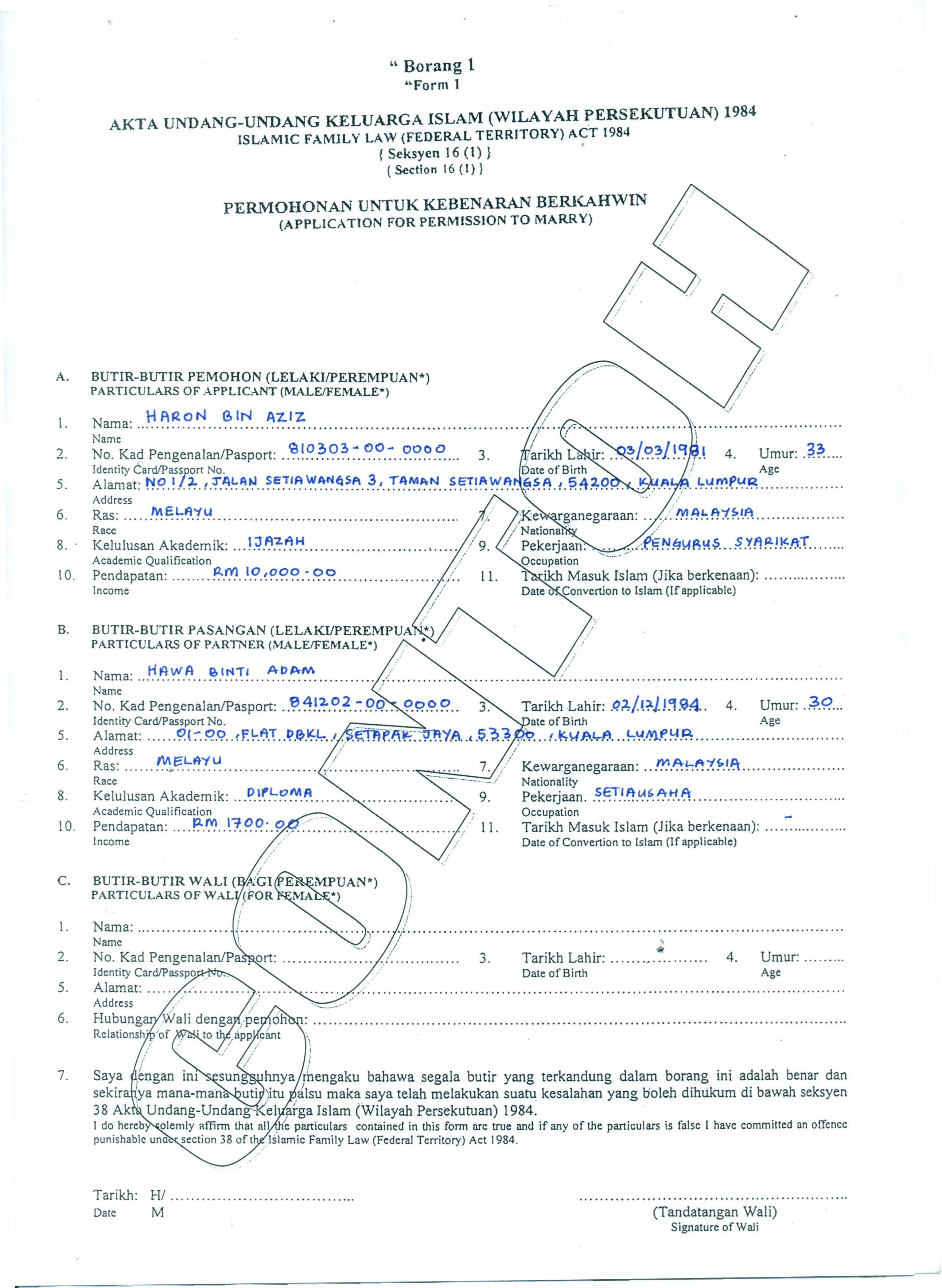 Surat Rasmi Permohonan Wang - Surat Ras