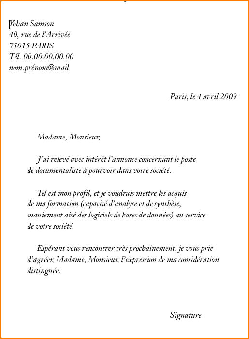 Lettre De Motivation Carrefour Alternance - Perkata z