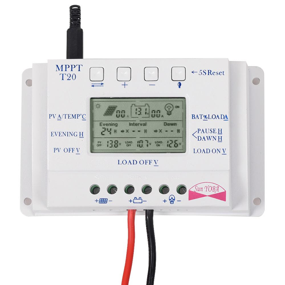 Solar panel mppt charge controller with monitoring features