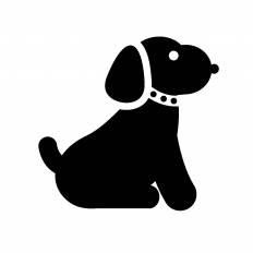 Japan Image 犬 お座り イラスト