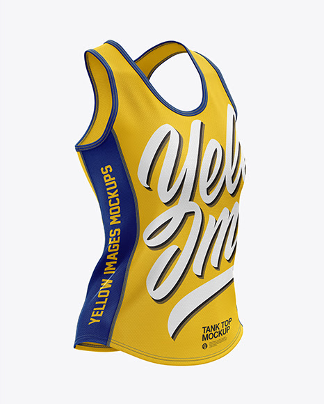 Download Womens Running Singlet (Right Half Side View) Jersey ...