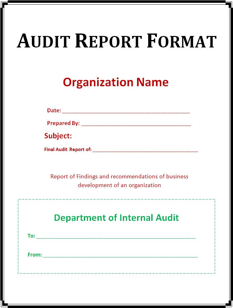 Contoh Format Laporan Audit - Contoh 193