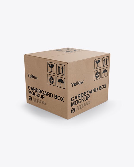Download Cardboard Box PSD Mockup Half Side View | PSD Mockups Gỗ ...