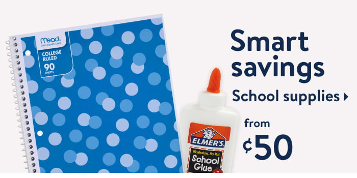 Smart savings on school supplies from .50