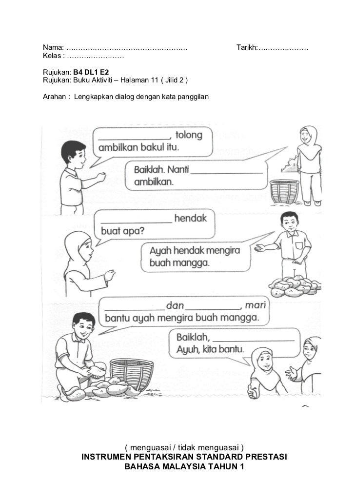 Contoh Soalan Ujian Lisan Mendengar Bahasa Melayu Pt3 