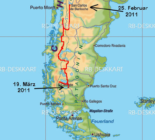 Wie wird das wetter morgen in bariloche? 34 Patagonien 1