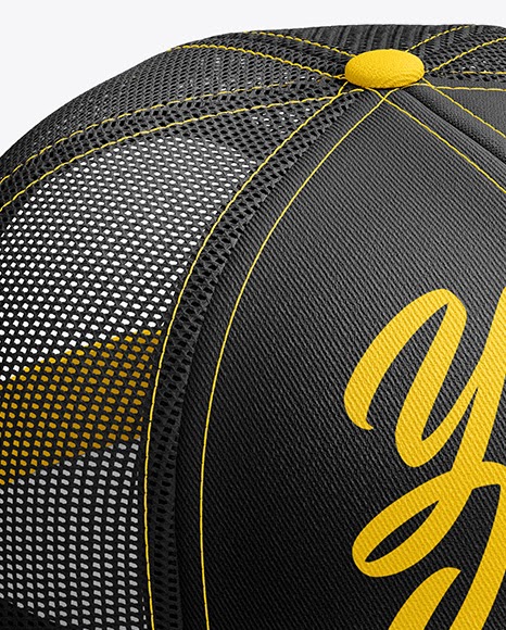 Download 315+ Trucker Cap Mockup Side View PSD PNG Include