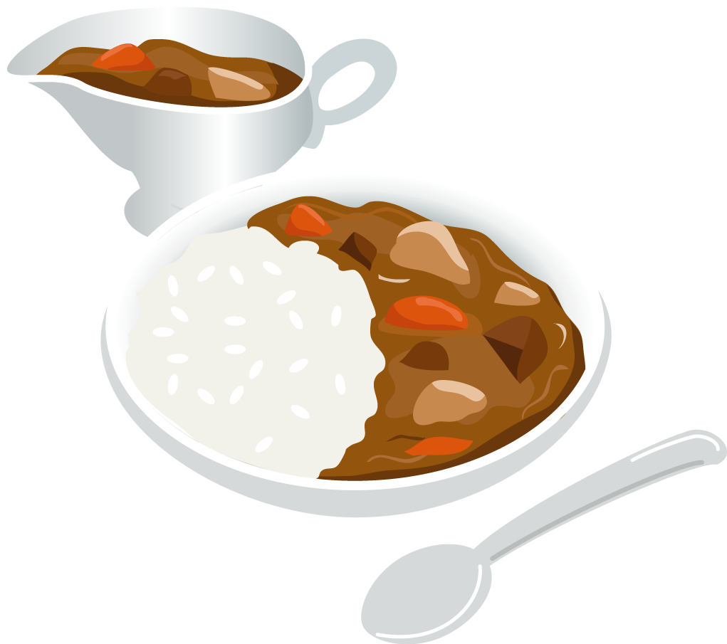 最も選択された カレーライスイラスト 3449 カレーライスイラスト白黒