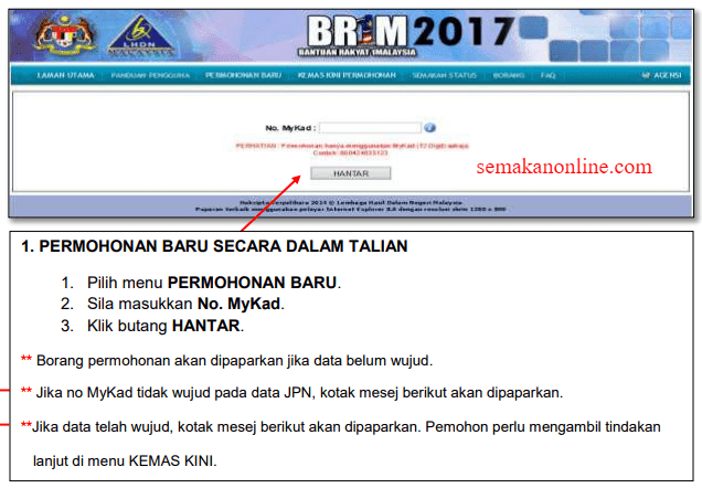 No Telefon Semakan Br1m 2018 - Abr1m