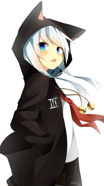 上パーカー 女子 かわいい イラスト アニメ画像