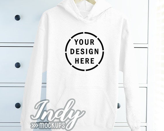 Download Hooded SweaT-Shirt Mock Up White Hoodie Mockup Hanging ...