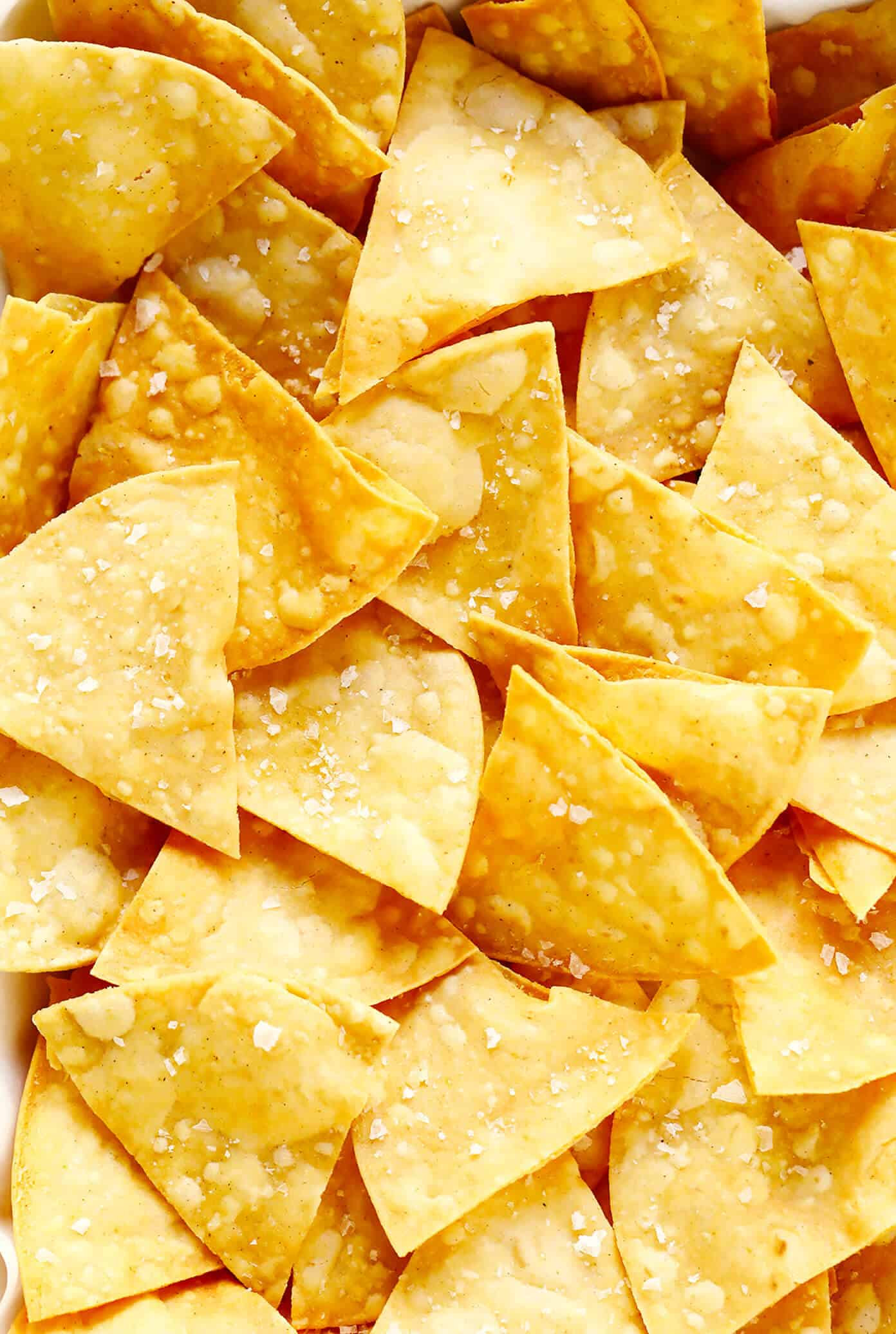 Often you can find chips, taco shells and even tostada shells made from 100 percent corn flour. Homemade Tortilla Chips Recipe Gimme Some Oven