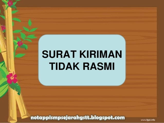 Surat Rasmi Sekolah Kepada Ibu Bapa - Contoh Urip