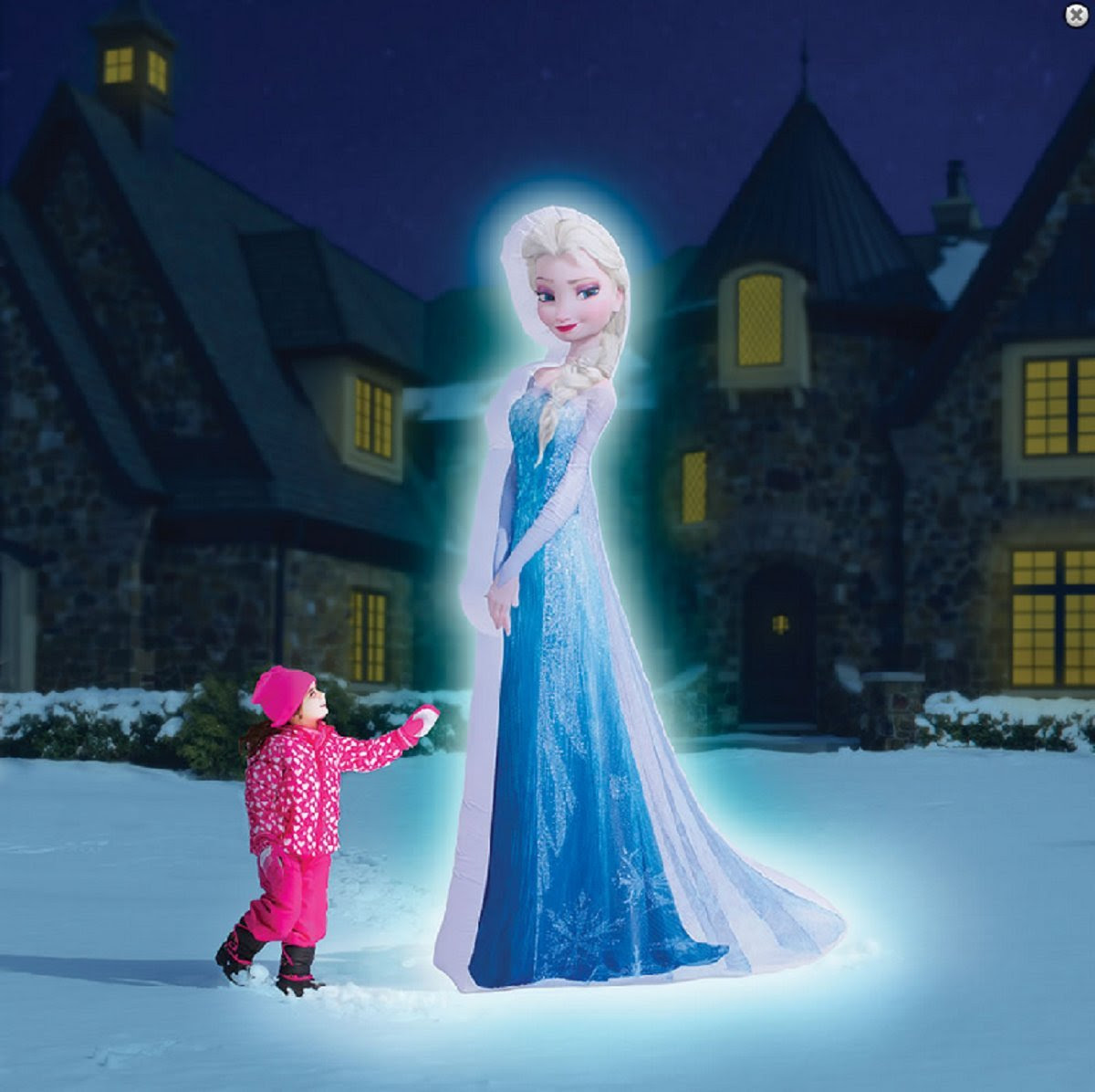 Disney Frozen Outdoor Christmas Inflatables | Christmas Wikii