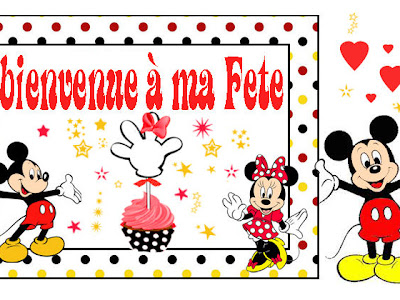 Collection carte anniversaire mickey a personnaliser 226554