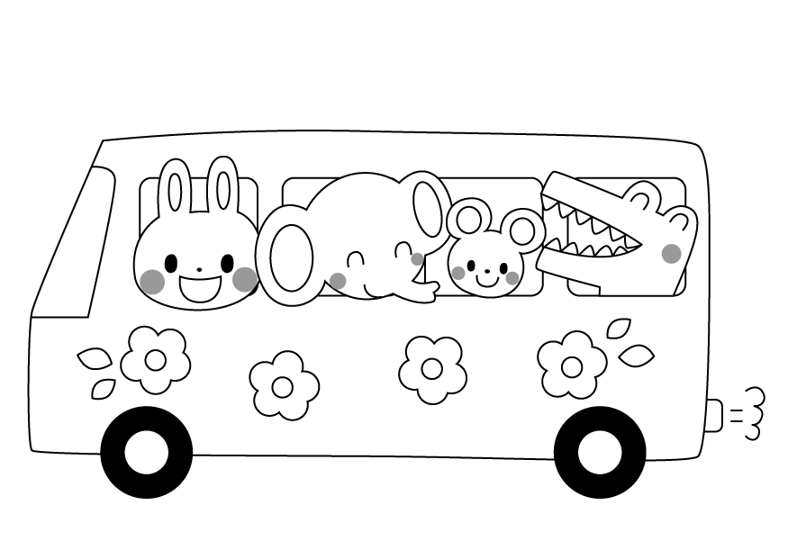 ベスト バス イラスト 白黒 バス イラスト 白黒 ブラッククローバー アニメ画像