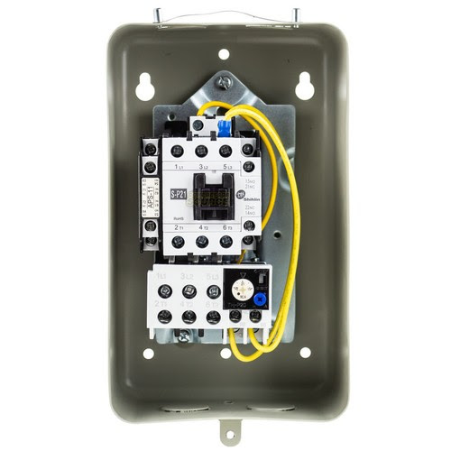 To add an additional remote station wire the new stop button in series with the. Drives Starters 15 Hp 3 Phase Magnetic Starter Motor Control 460 480 Volt Industrial Switch New Starters