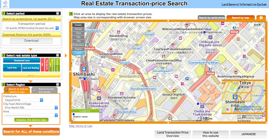 Jungle Maps: Map Of Ginza Japan