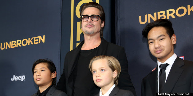 Speaking Of Kids, Brad Pitt Brought His Own To The 'Unbroken' Premiere