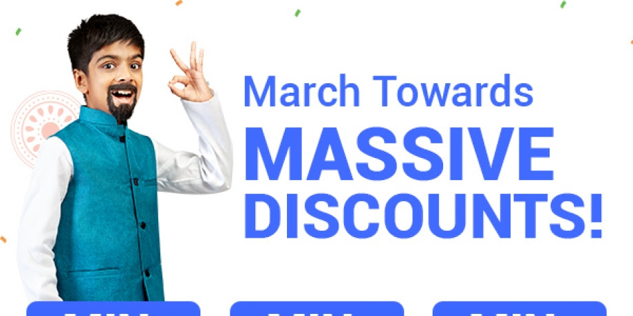 March Towards Massive Discounts!