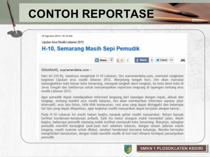 Contoh Berita Reportase - Toast Nuances