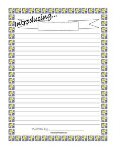 These worksheets prompt creative ideas and guide your students to transform their ideas into a simple storyline. Biography Writing Paper Printables Template For 2nd 6th Grade Lesson Planet