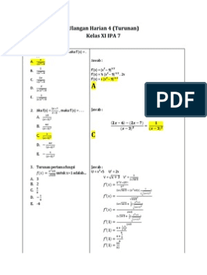 Contoh Soal Matematika Kelas 12 Smk Dan Pembahasannya 